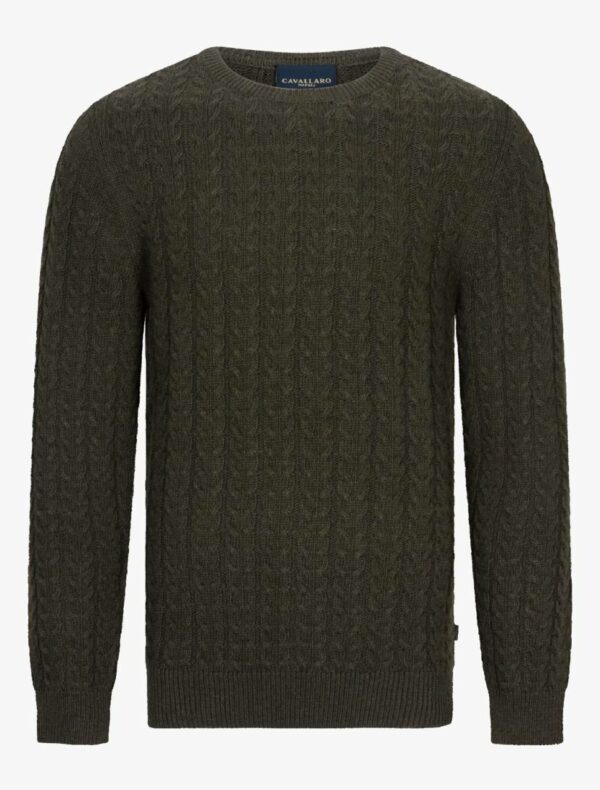 Cavallaro Orvieto R-Neck Pullover groen