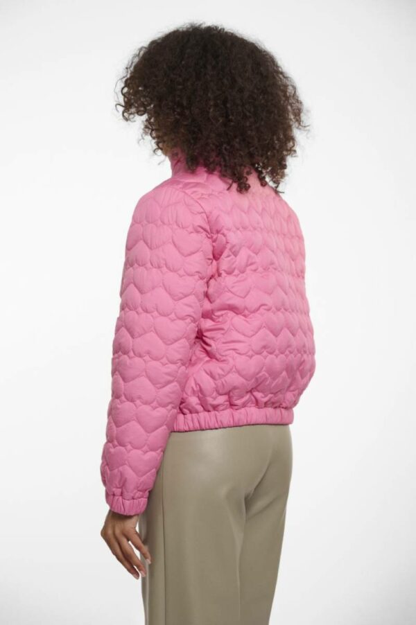 Rino & Pelle Quilted bomber jacket roze