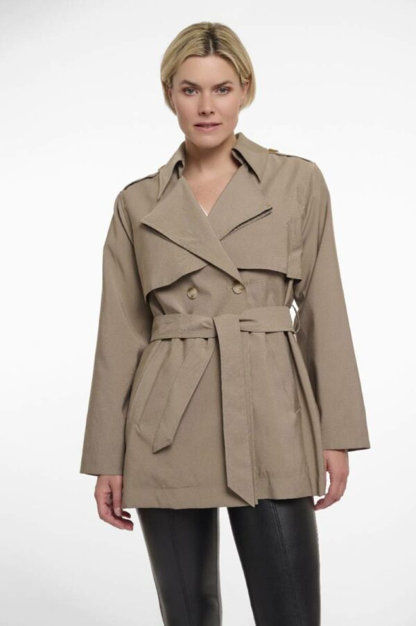 Rino & Pelle Short trenchcoat khaki