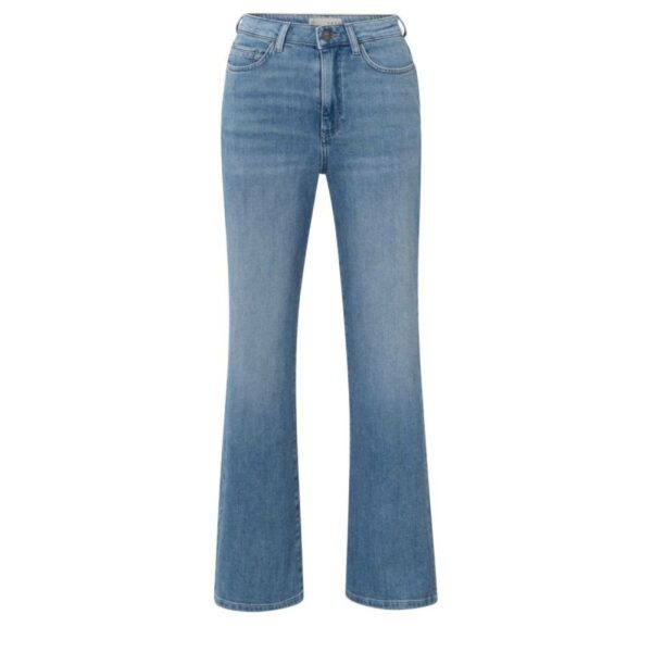 Yaya Wide-leg denim jeans (L32) BLUE DENIM