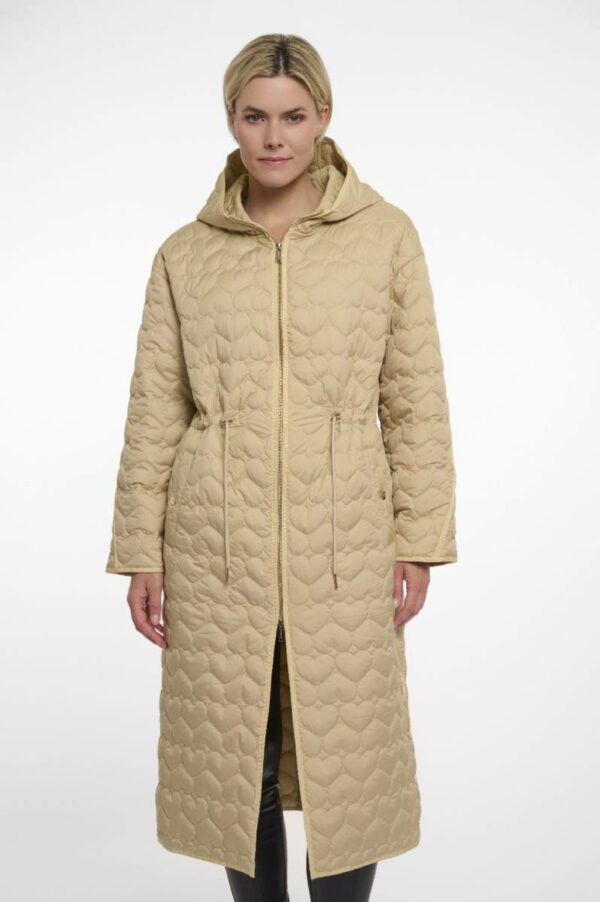 Rino & Pelle Long quilted jacket with hood