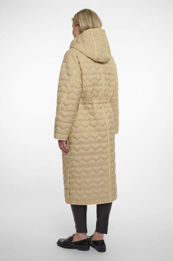 Rino & Pelle Long quilted jacket with hood