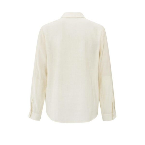 Yaya Textured blouse SOFT OFF WHITE