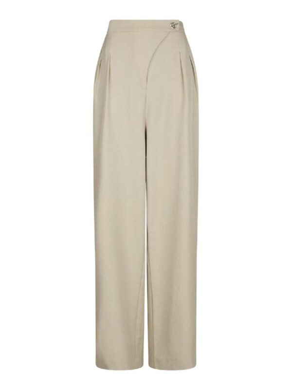 Neo Noir Zalka eyelet pants beige