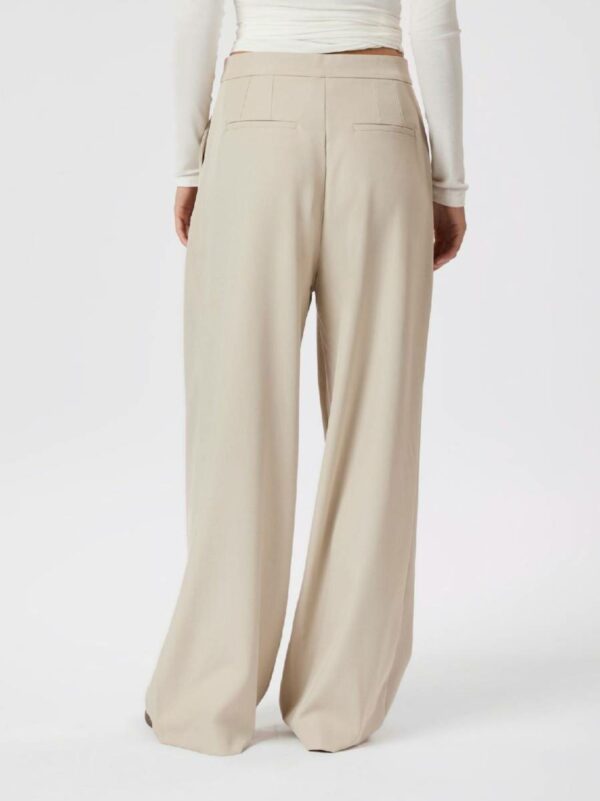 Neo Noir Zalka eyelet pants beige