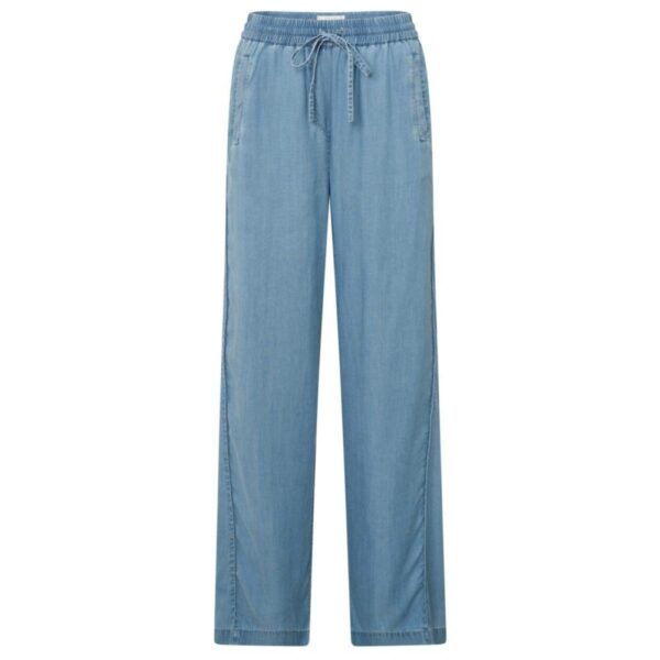 Yaya Chambray trousers CHAMBREY