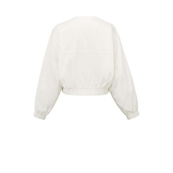 Yaya Woven bomber jacket OFF WHITE