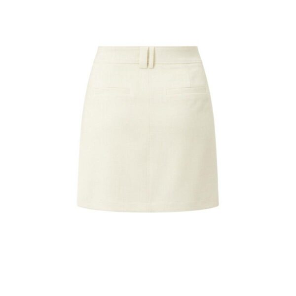 Yaya Woven mini skirt SUMMER SAND MELANGE