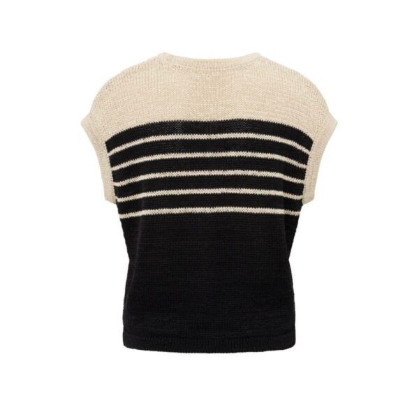 Yaya Sleeveless knitted top summer sand