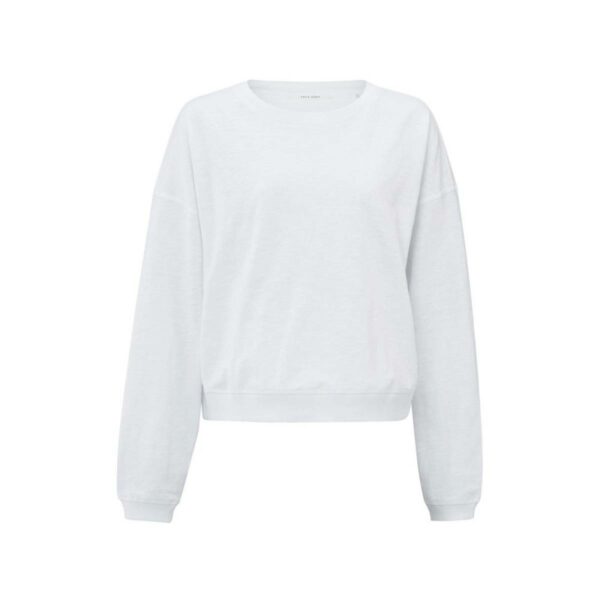 Yaya Oversized sweatshirt PURE WHITE