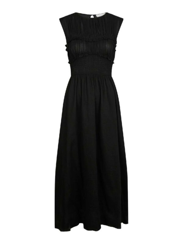 Neo Noir Myrna s voile dress zwart