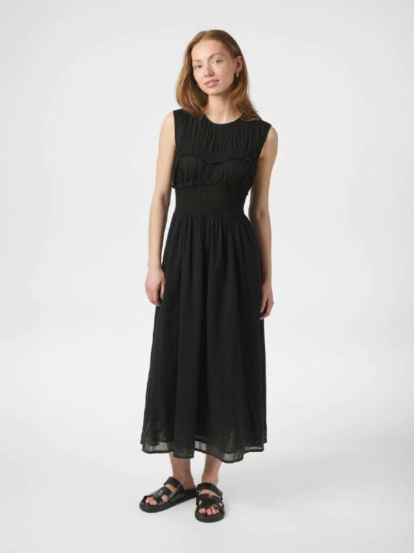Neo Noir Myrna s voile dress zwart