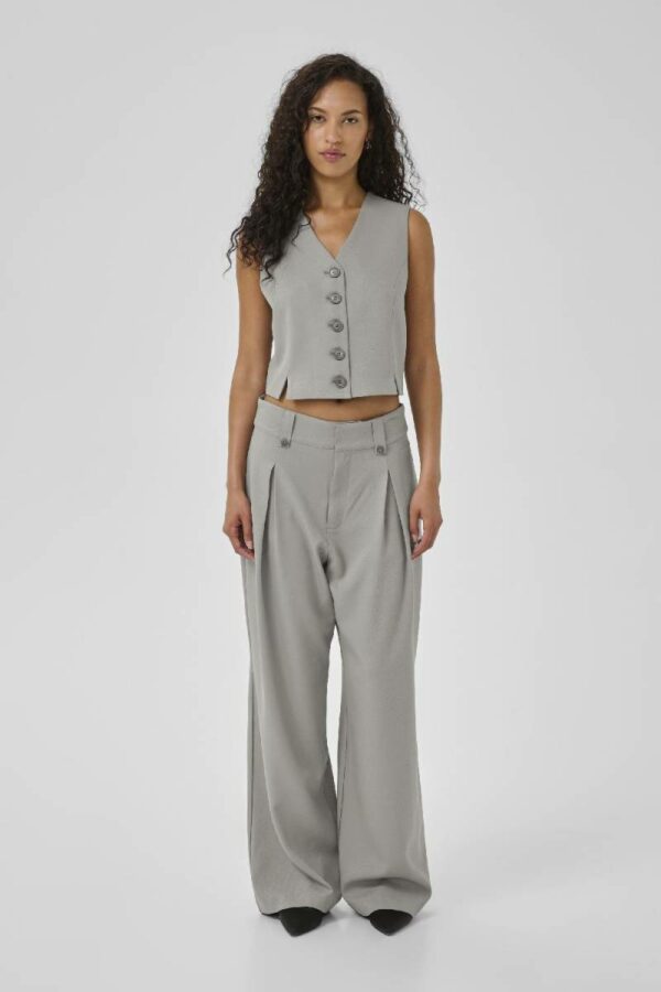 My Essential Wardrobe Disa high wide pant groen