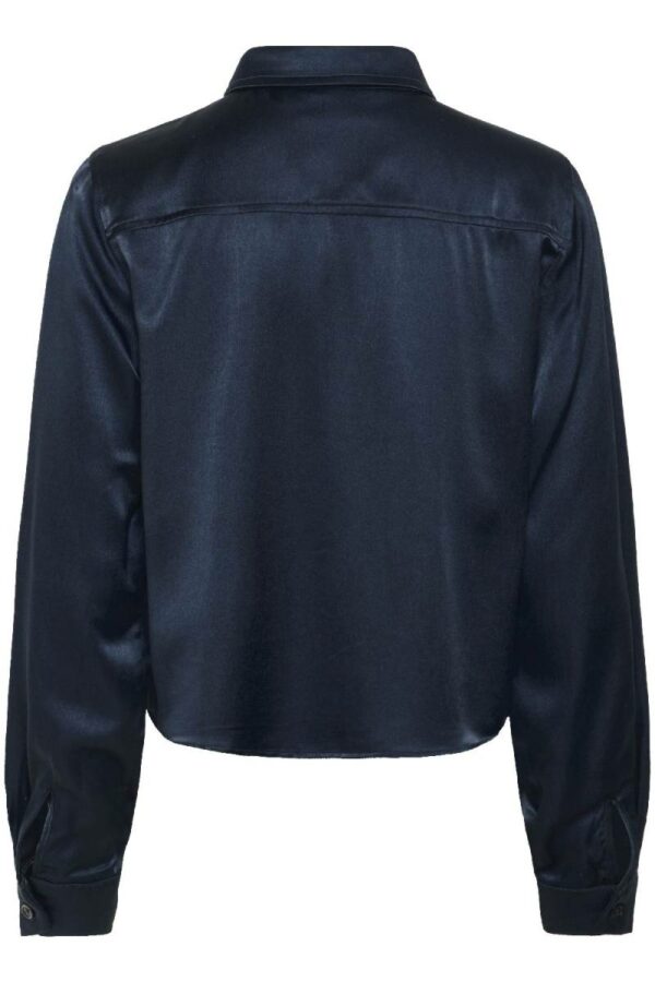 My Essential Wardrobe Estelle short shirt blauw