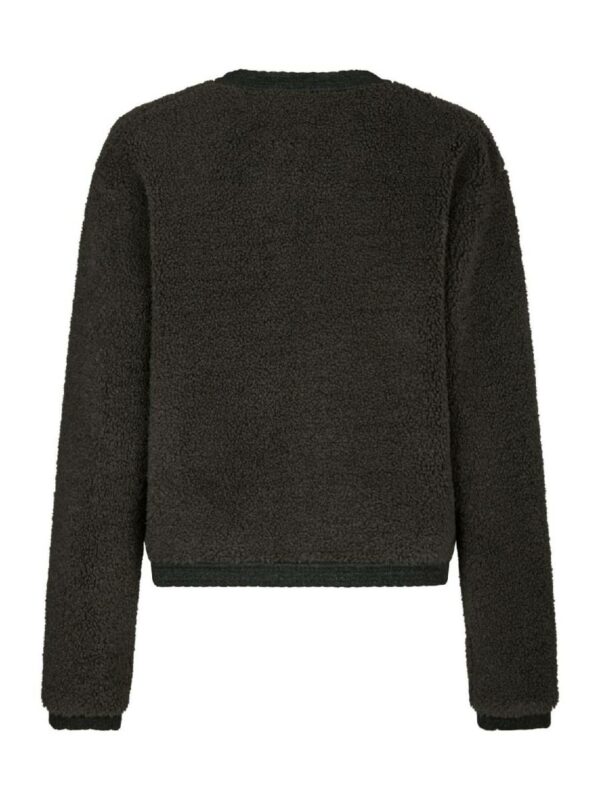 Neo Noir Limo fluffy knit cardigan grijs