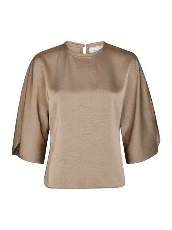 Neo Noir Liora heavy sateen blouse