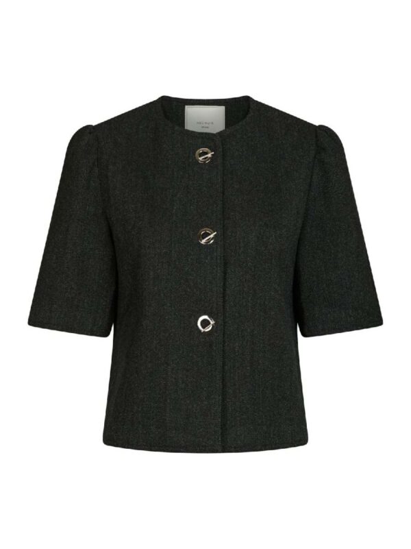 Neo Noir Xanthe herringbone blazer
