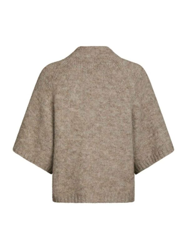 Neo Noir Benuta fluffy knit cardigan