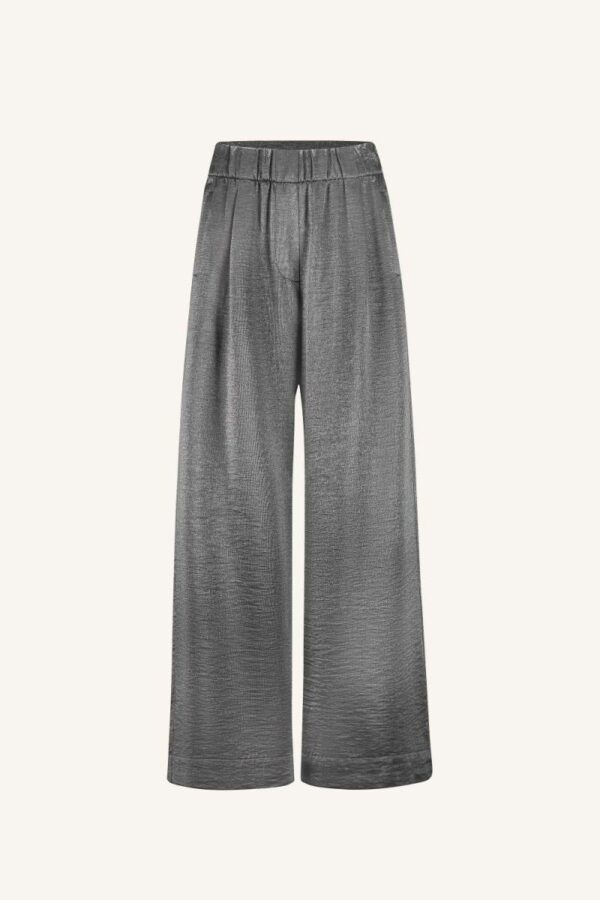By Bar Benji metallic pants grijs