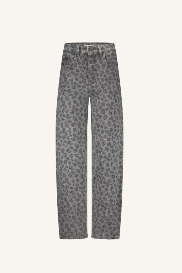 By Bar Lew grey cheetah pants