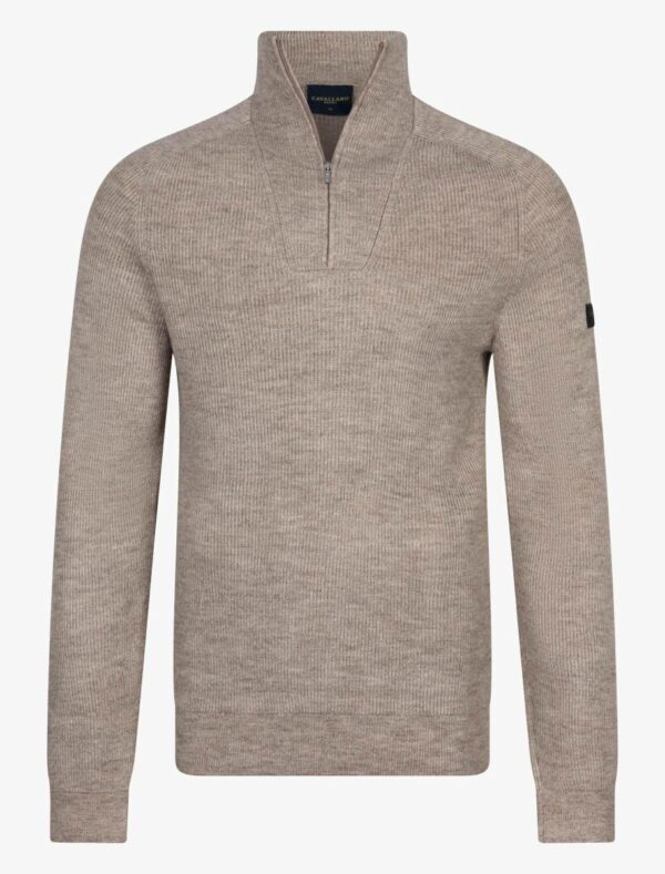 Cavallaro Corsico Melange Half Zip Pullover