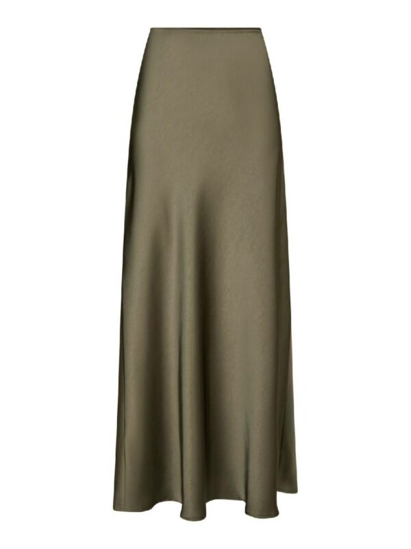Neo Noir Vicky heavy sateen skirt groen
