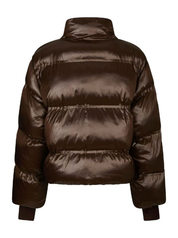 Neo Noir Rhea shiny puffer jacket