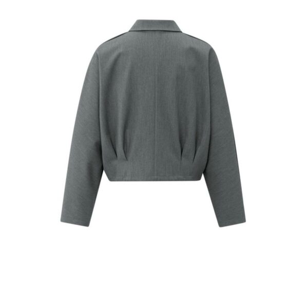 Yaya Blouse jacket with waist pleat