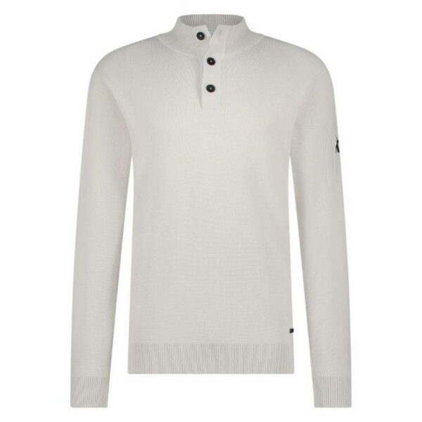 Born With Appetite Didrik Polo LS lichtgrijs