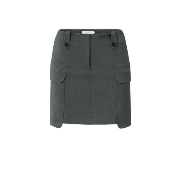 Yaya Woven mini cargo skirt