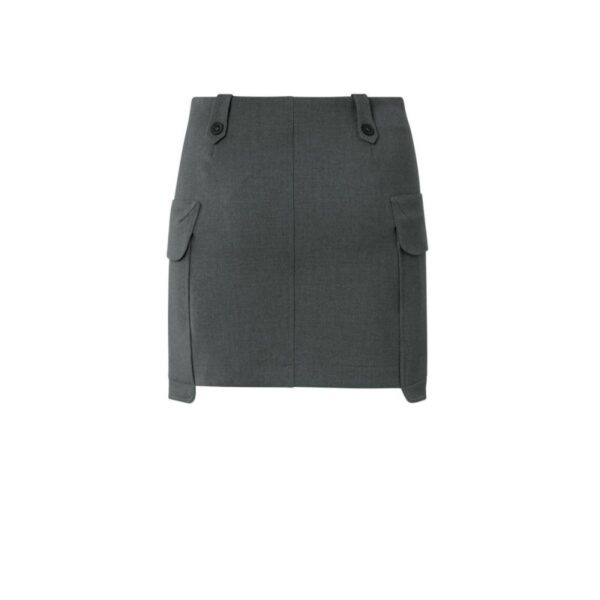 Yaya Woven mini cargo skirt