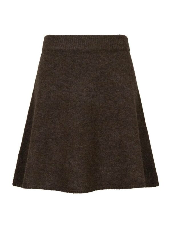 Neo Noir Gisa Knit Skirt donkerbruin