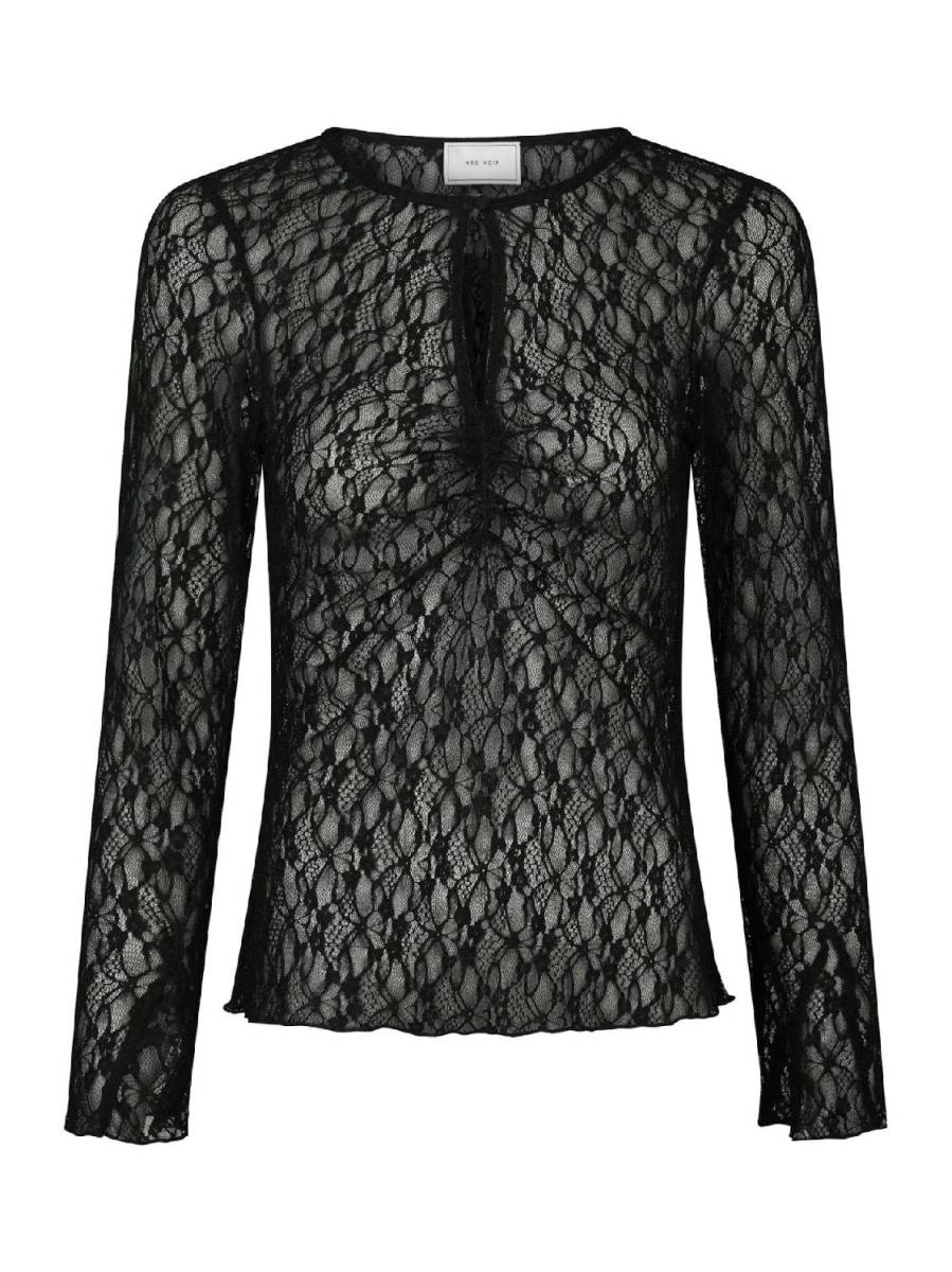 Neo Noir Matria lace blouse
