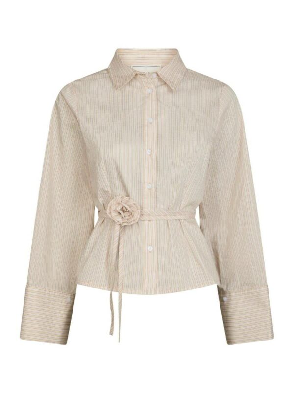 Neo Noir Clarida rose stripe shirt