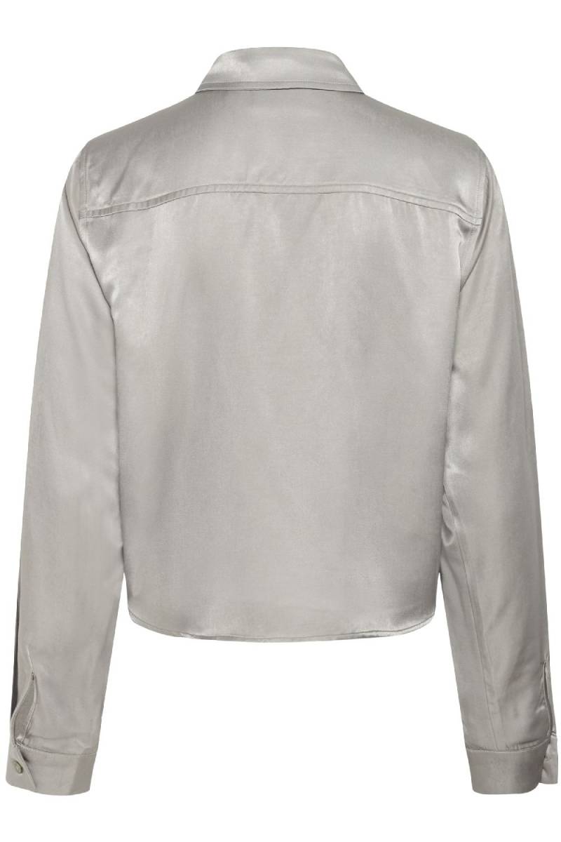 My Essential Wardrobe Estelle short shirt groen