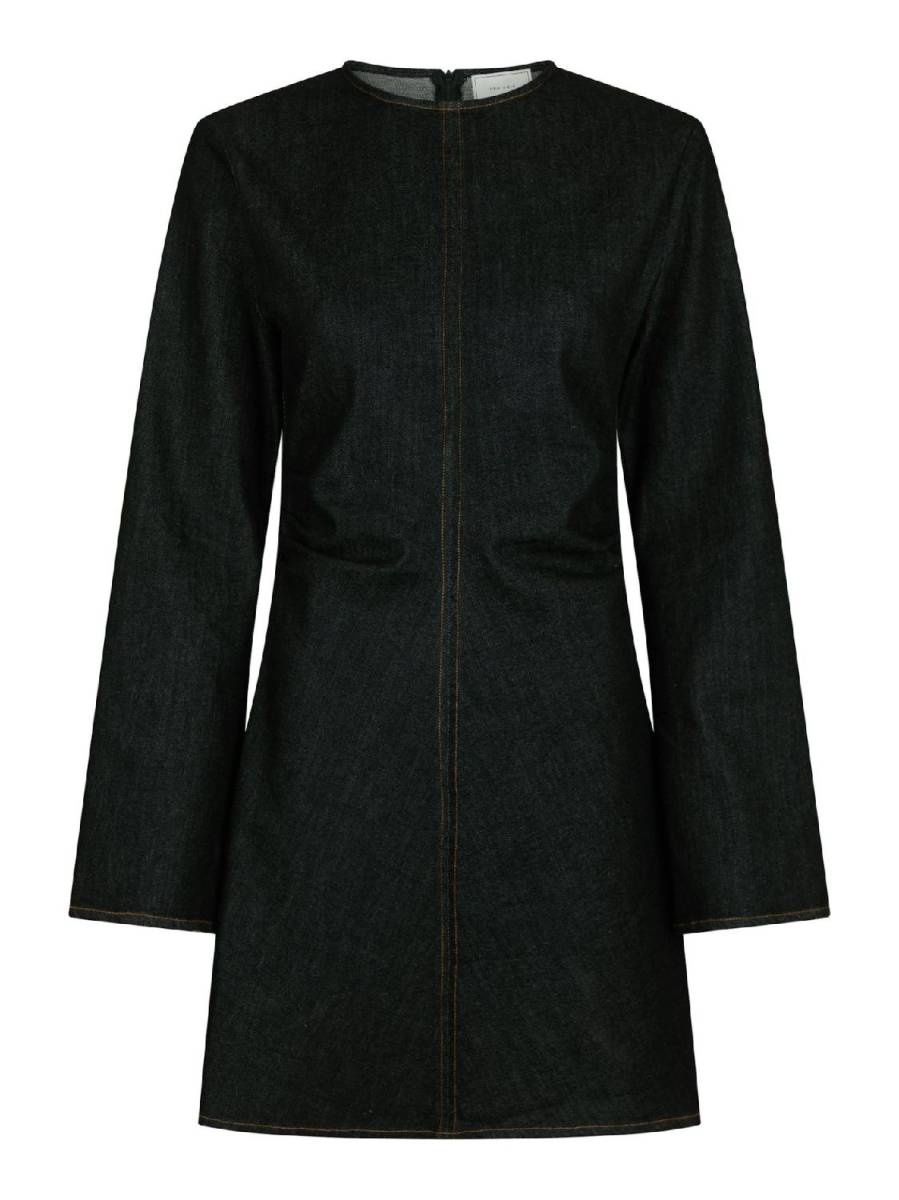 Neo Noir Jumari denim dress zwart