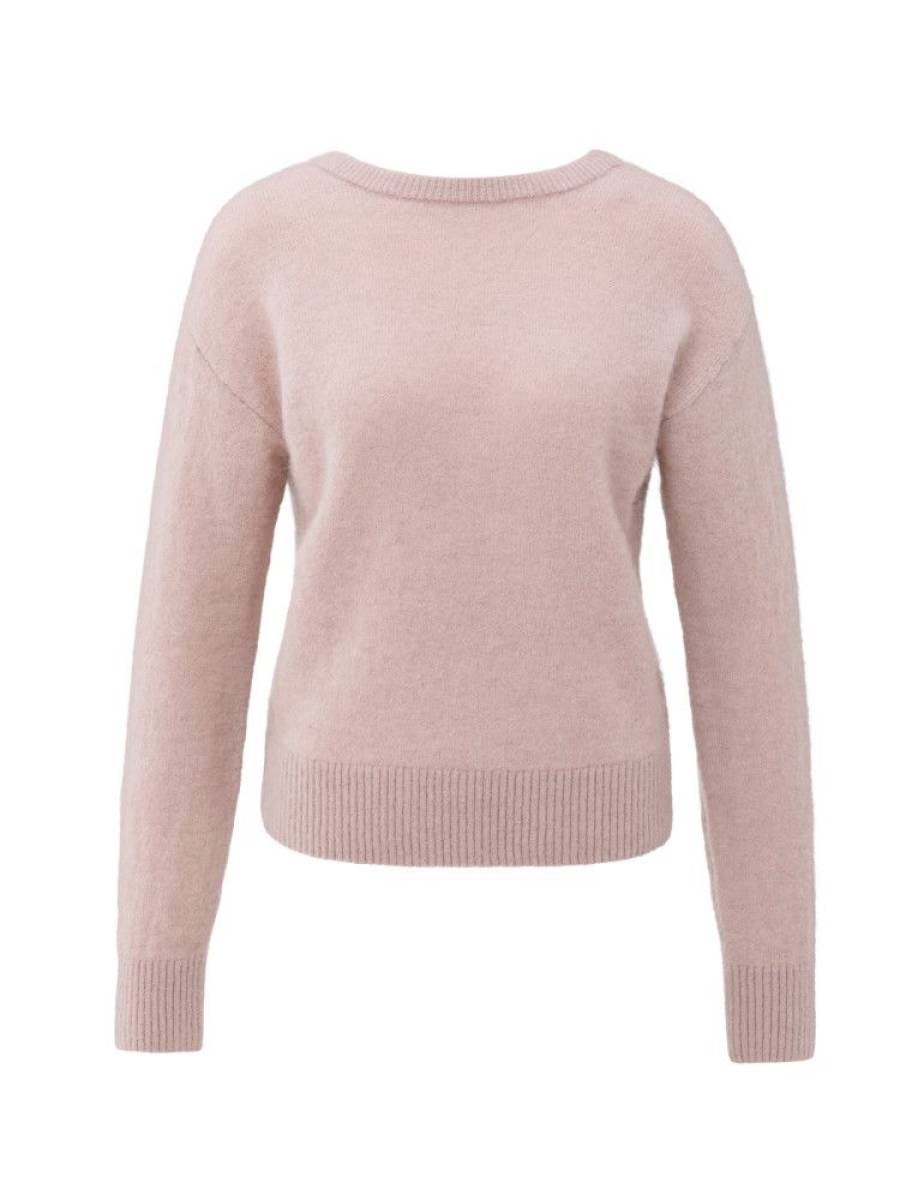 Yaya Soft sweater with V-back