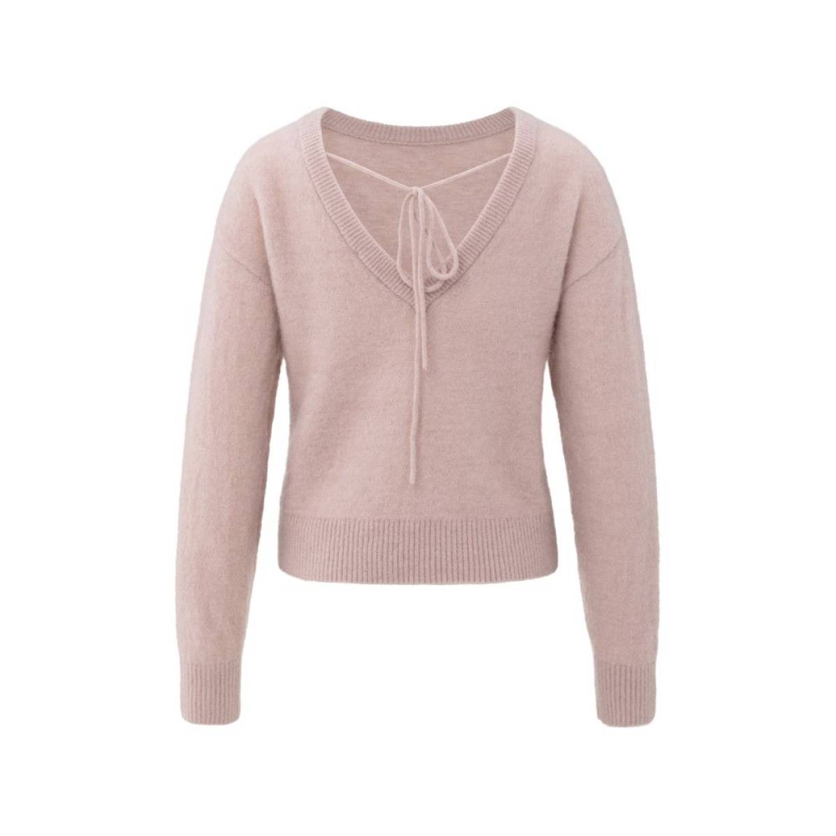 Yaya Soft sweater with V-back