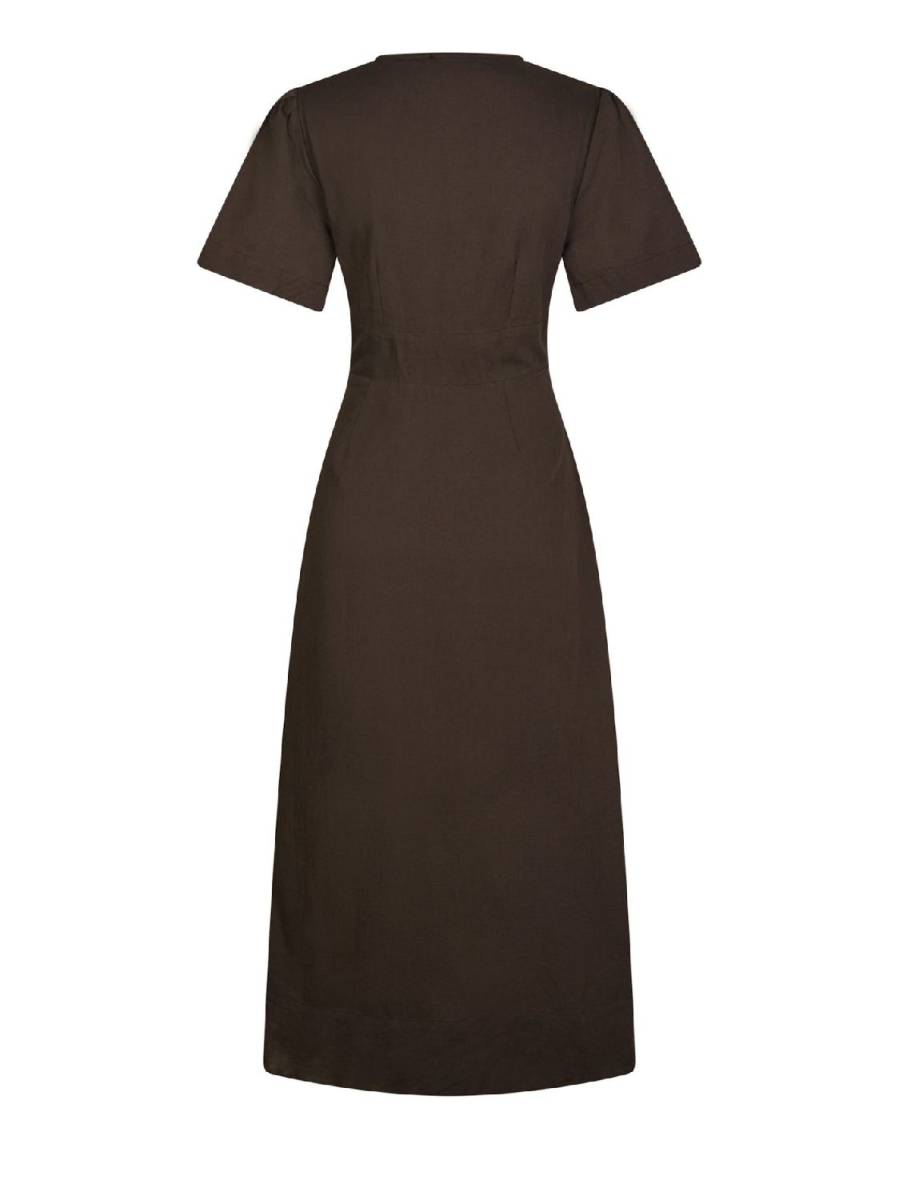 Neo Noir Ilsie linen dress