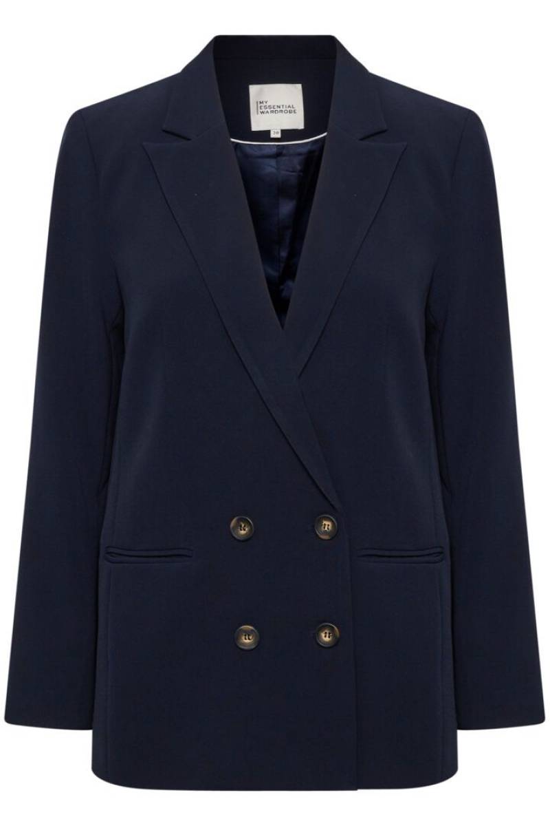 My Essential Wardrobe Tailored blazer donkerblauw
