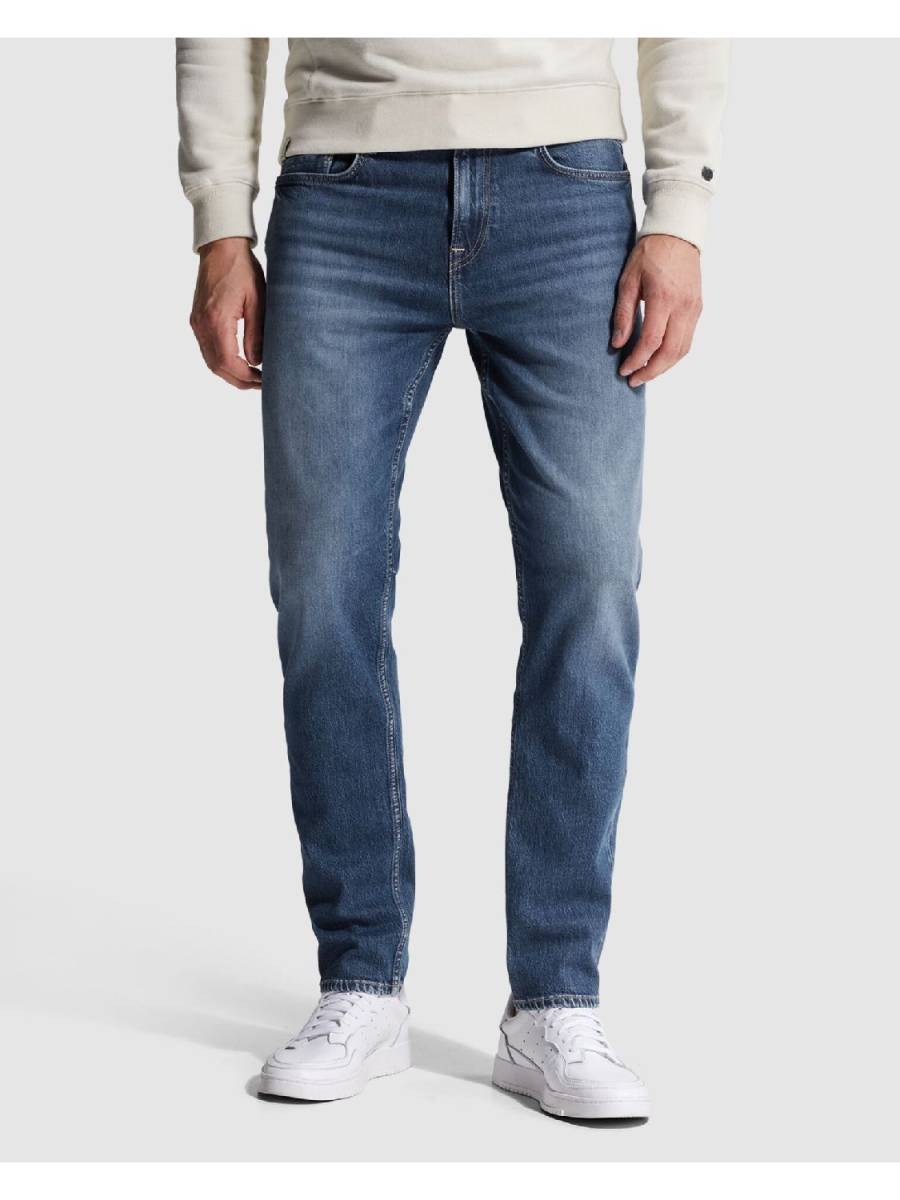 Cast Iron Valver regular pure mid blue - lengte 36