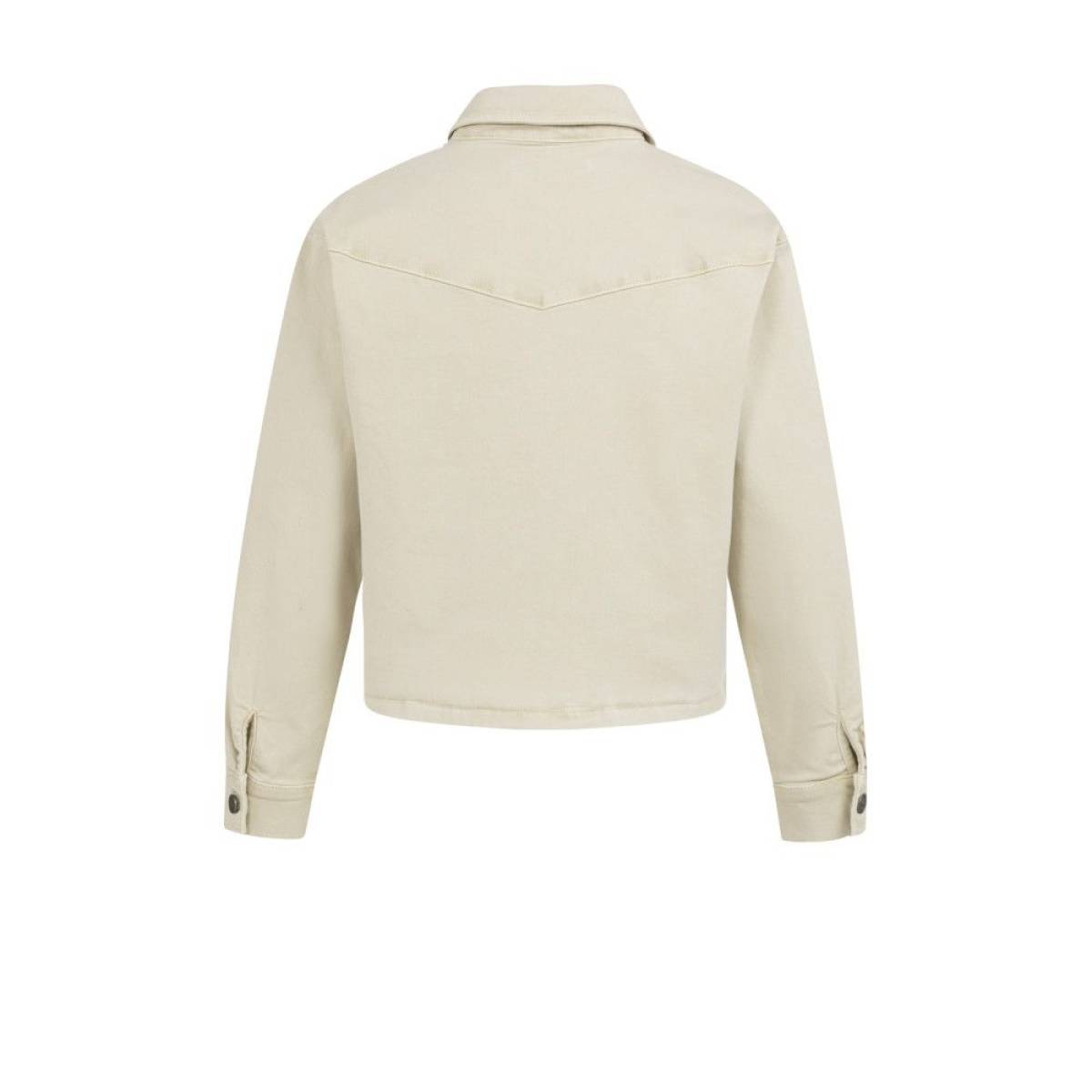 Yaya Denim jasje met naden beige
