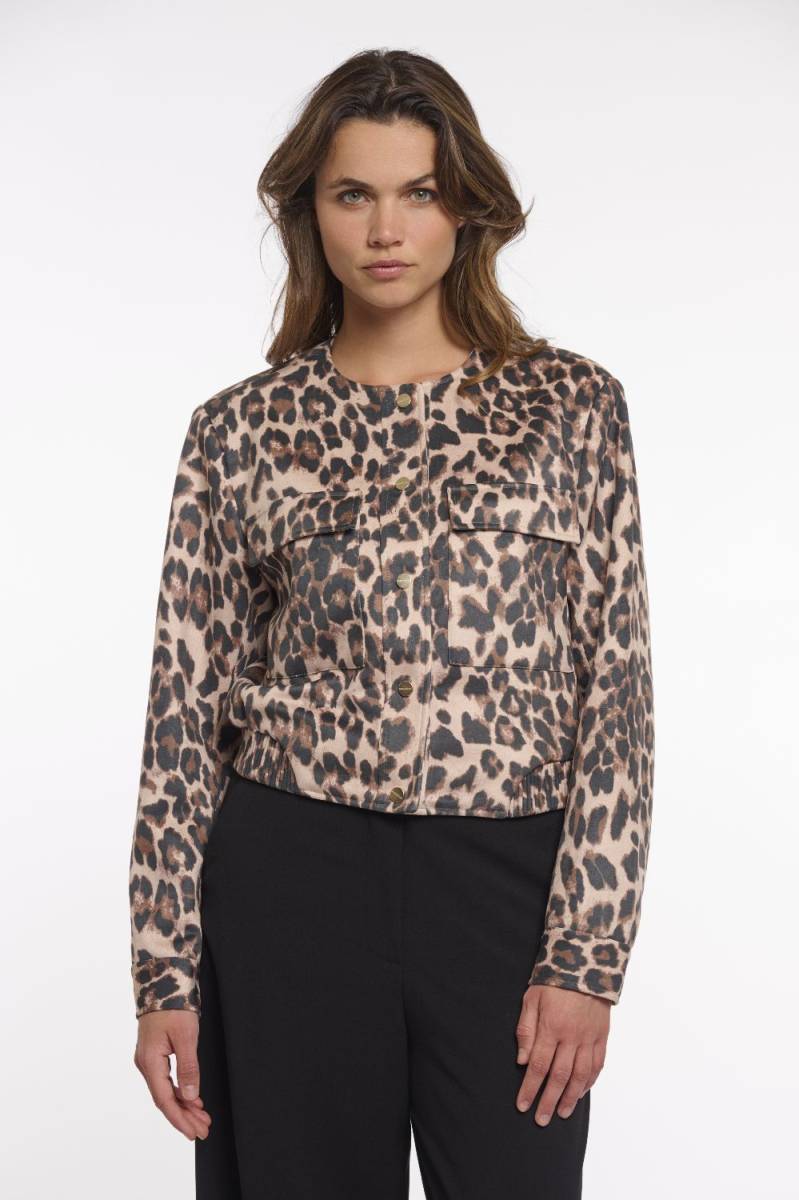 Rino & Pelle Cropped bomber jacket