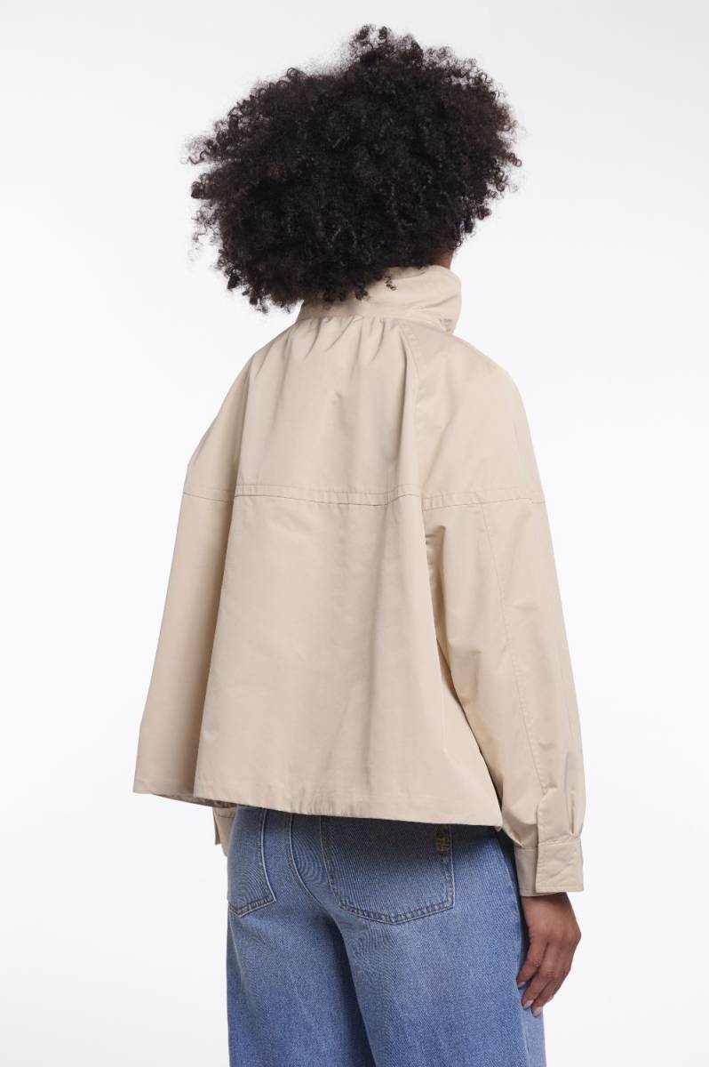 Rino & PelleWide fit short jacket with high collar