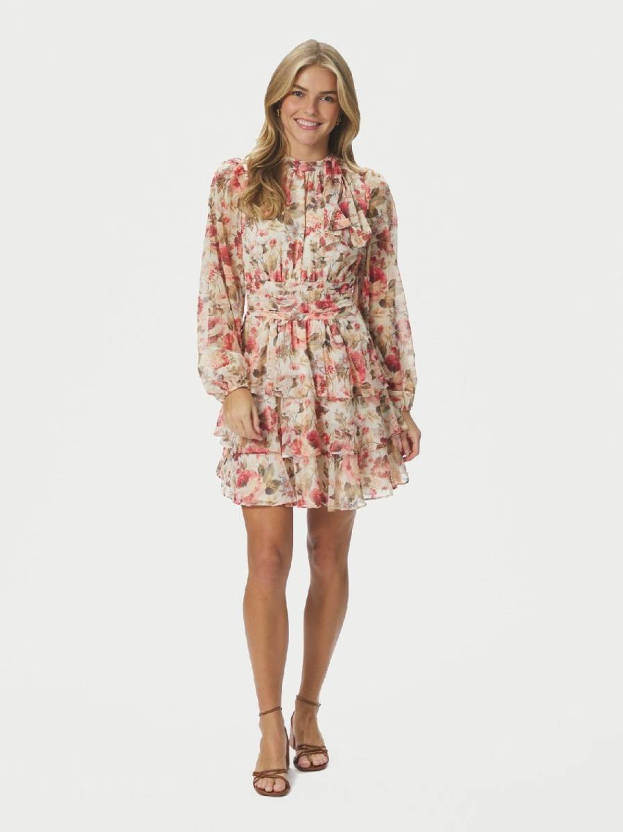 Neo Noir Mio vintage flower dress