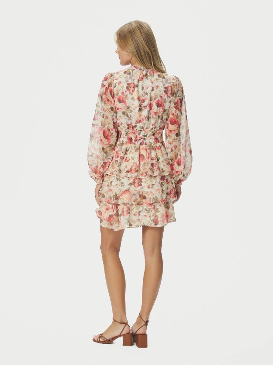 Neo Noir Mio vintage flower dress