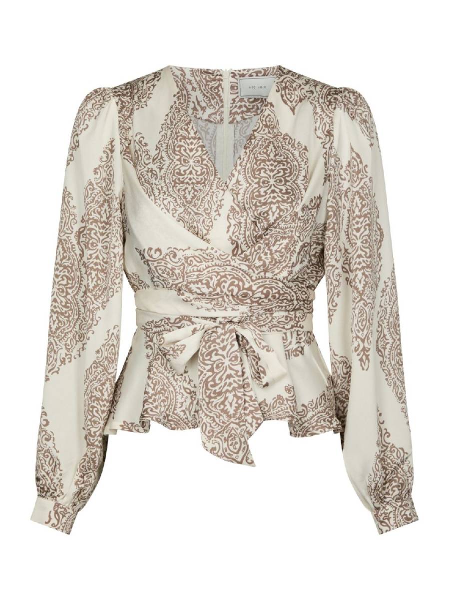 Neo Noir Rista paisley drop blouse