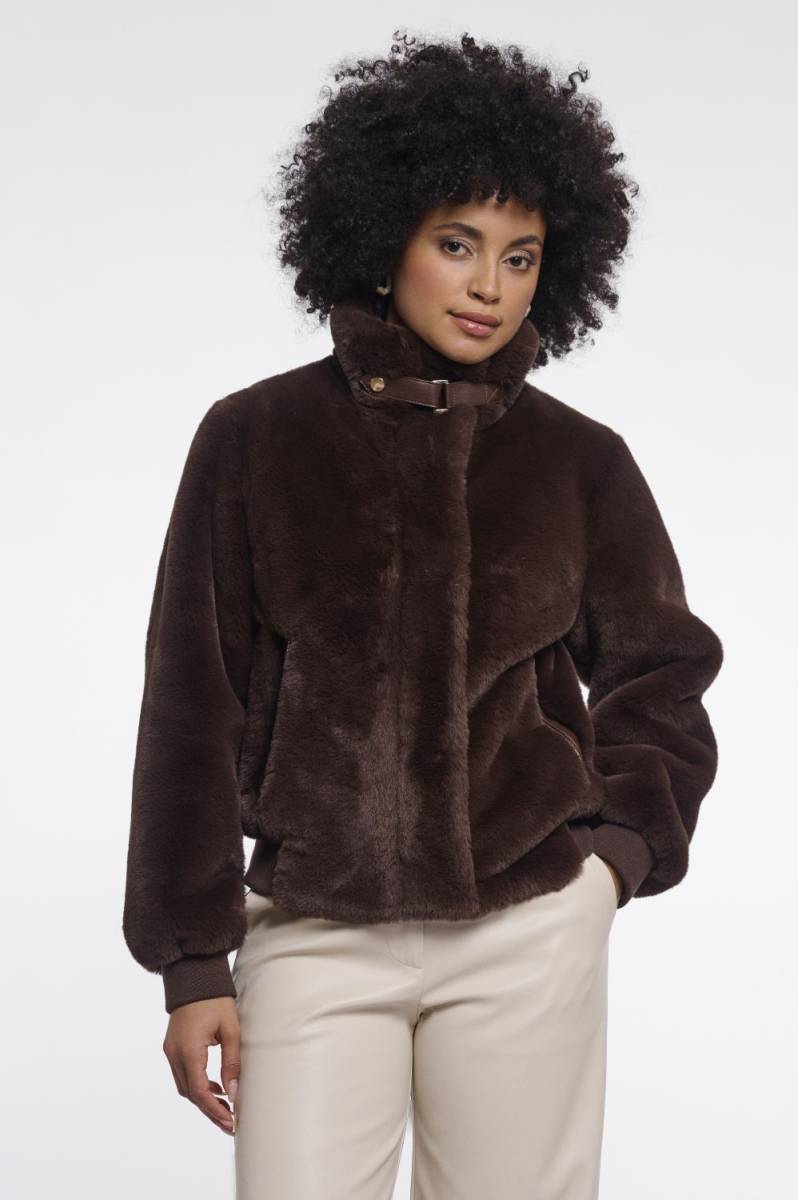 Rino & Pelle Short faux fur jacket