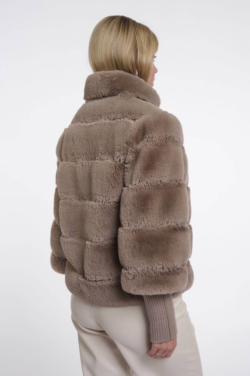 Rino & Pelle Jacket with rib cuffs