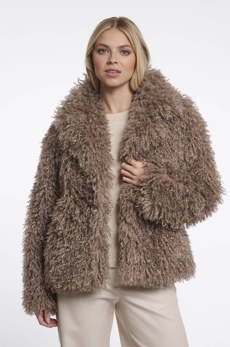 Rino & Pelle Jacket with revers collar beige